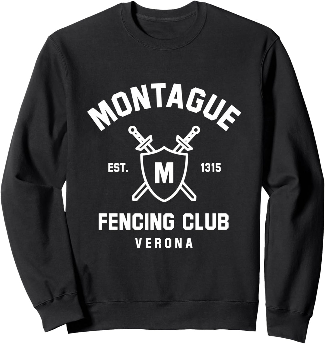 Montague Fencing Club for Literature Lovers Sweatshirt