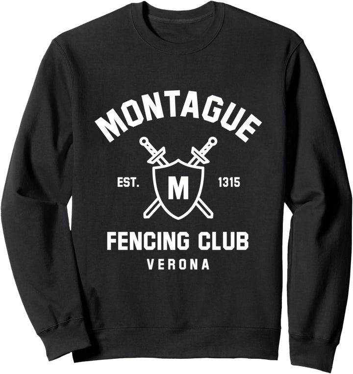Montague Fencing Club for Literature Lovers Sweatshirt
