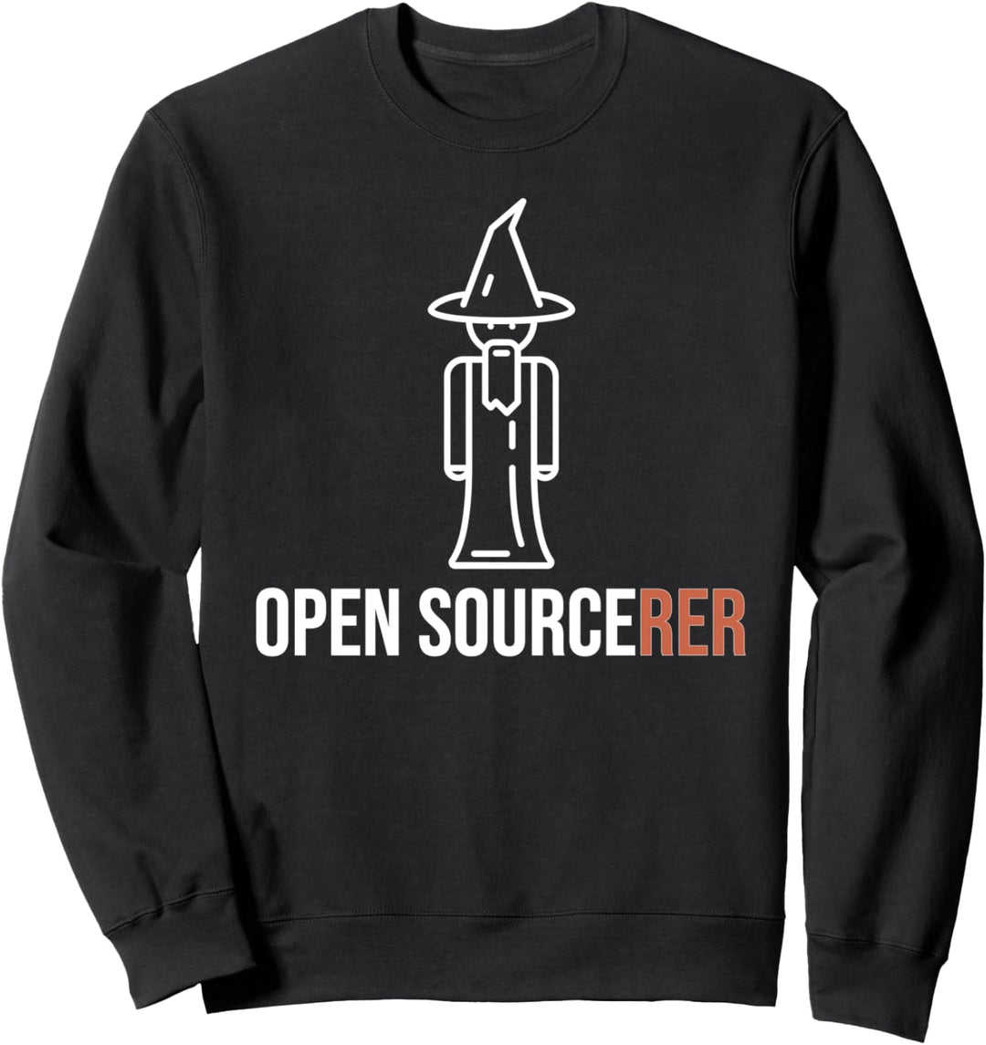 Funny Open Source Sourcerer - Great Programmer / Coder Joke Sweatshirt