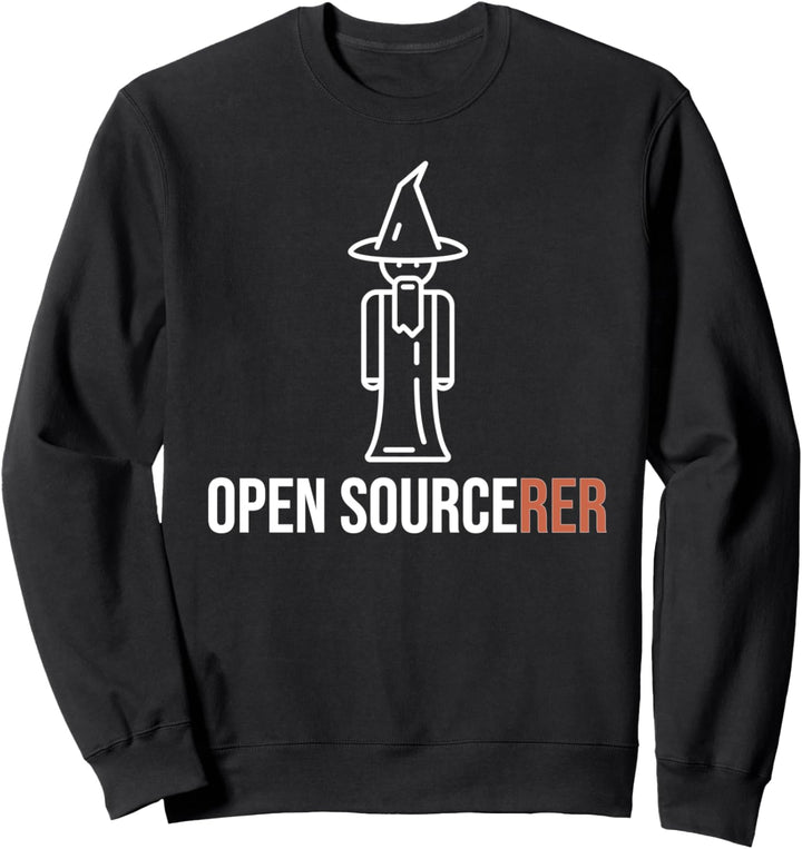 Funny Open Source Sourcerer - Great Programmer / Coder Joke Sweatshirt