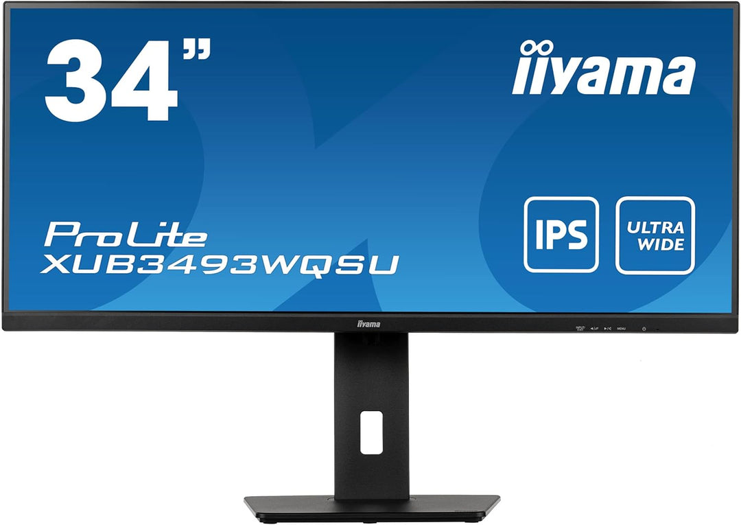 iiyama Prolite XUB3493WQSU-B5 86,7cm 34 Zoll ADS-IPS LED-Monitor UWQHD HDMI DP USB3.0 Adaptive Sync