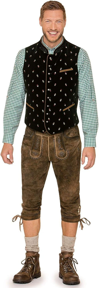 Stockerpoint Herren Trachtenweste Calzado 60 Grün (Tanne), 60 Grün (Tanne)