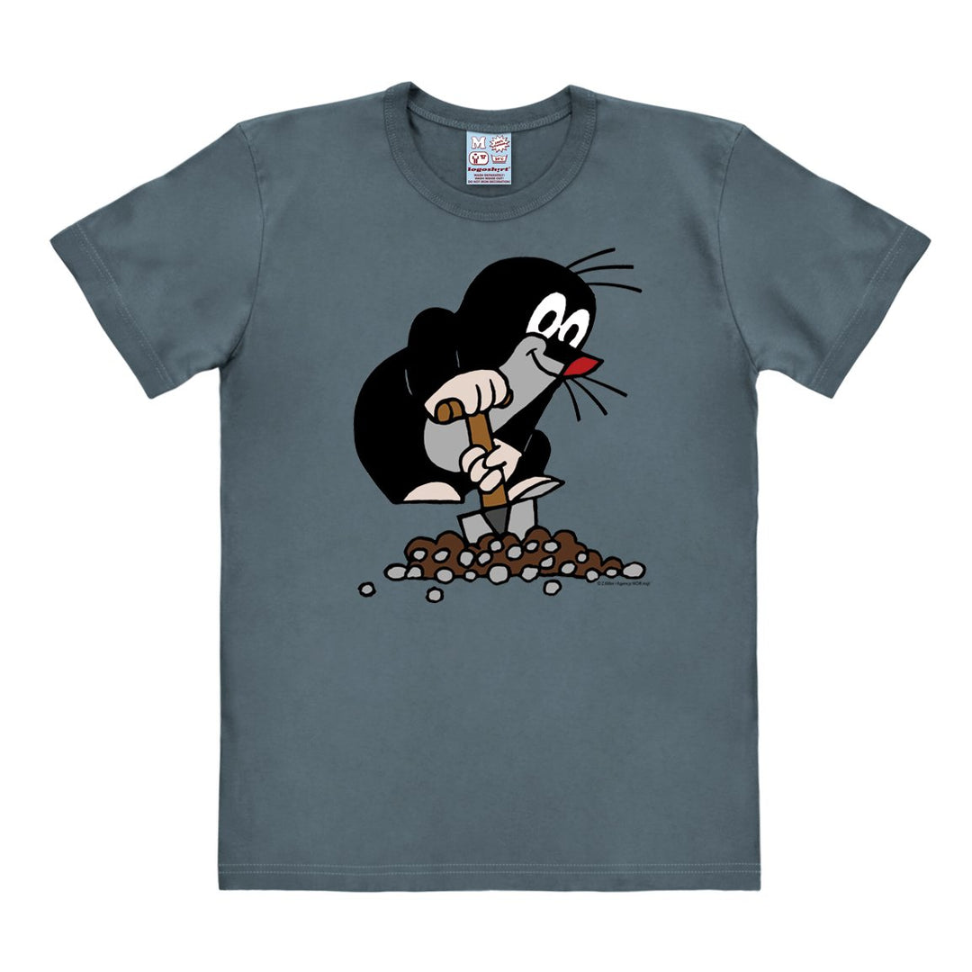 Logoshirt® TV I Der kleine Maulwurf I Hügel I T-Shirt Print I Damen &amp; Herren I kurzärmlig I Lizenzie