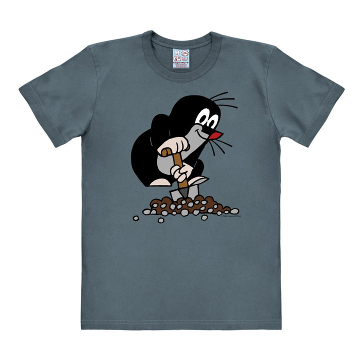 Logoshirt® TV I Der kleine Maulwurf I Hügel I T-Shirt Print I Damen &amp; Herren I kurzärmlig I Lizenzie