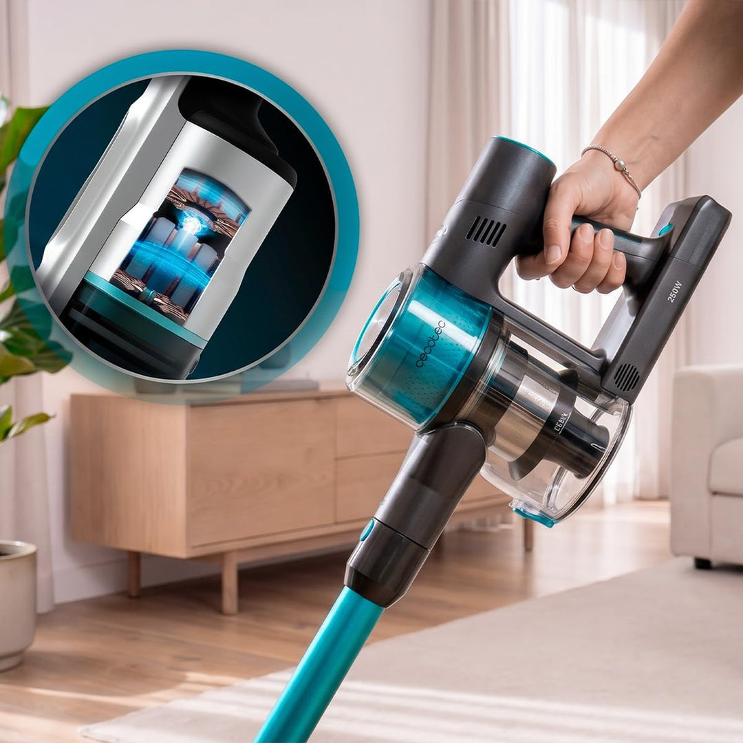 Cecotec Akku-Staubsauger Conga Rockstar P50 Neo. 20000 Pa, 265 W Brushless-Motor, bis zu 50 Min Lauf