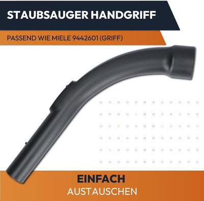 Kenekos - Handgriff, Schlauchgriff geeignet für ALLE Miele Staubsauger Serie S8, S6, S5, S4, S2, S1,