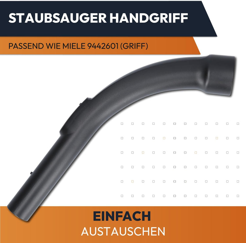 Kenekos - Handgriff, Schlauchgriff geeignet für ALLE Miele Staubsauger Serie S8, S6, S5, S4, S2, S1,