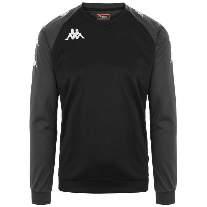 Kappa Unisex Parme Sweatshirt S Schwarz, S Schwarz