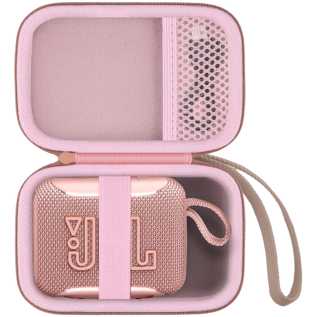 co2CREA Hart Reise Schutz Hülle Etui Tasche für JBL GO 5 /GO 4 /GO 3 tragbarer Bluetooth Lautspreche