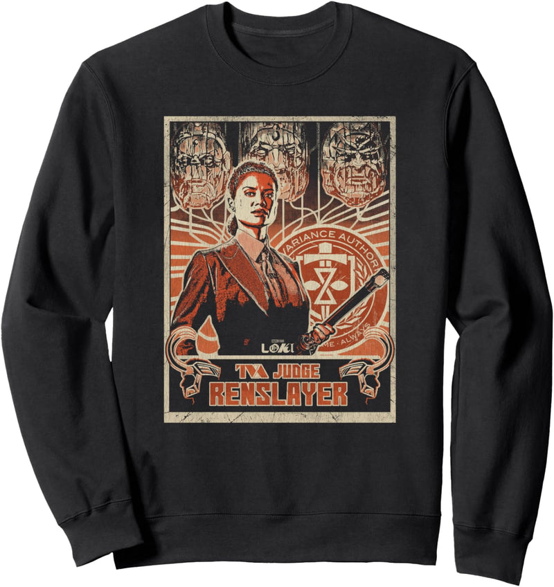 Marvel Loki Judge Renslayer Poster Sweatshirt