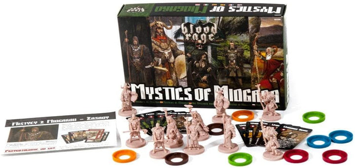CMON | Blood Rage – Die Mystiker von Midgard | Erweiterung | Expertenspiel | Strategiespiel | 2-5 Sp