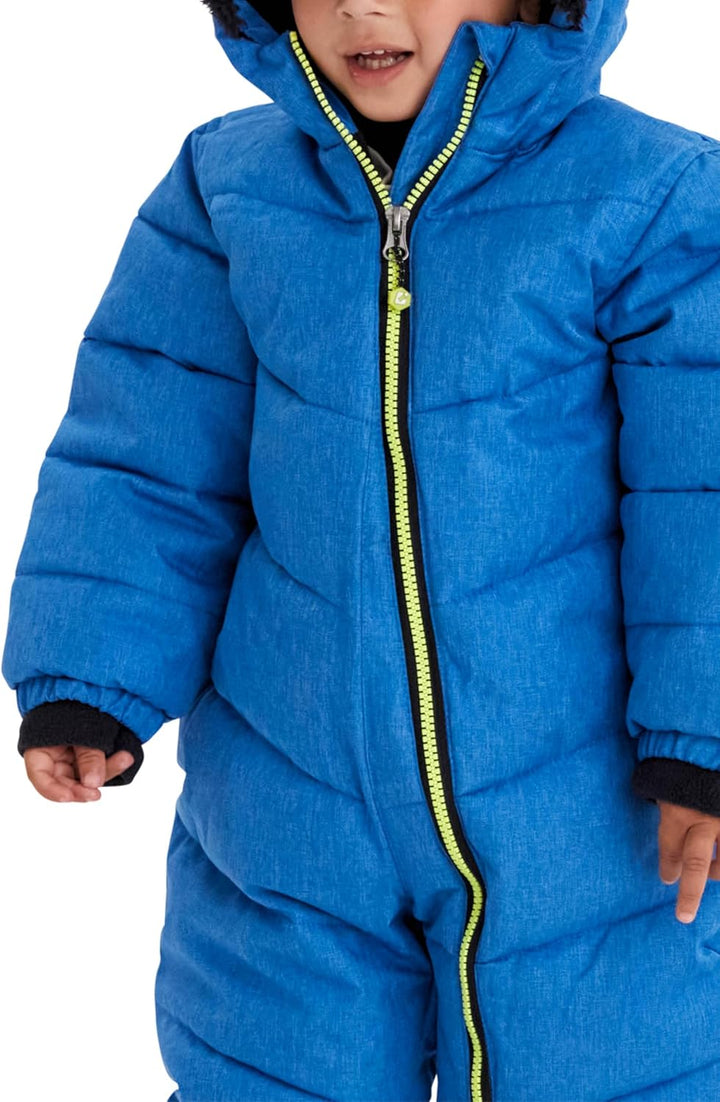 Killtec Unisex Kinder Karter Mini Overall In Daunenoptik Mit Kapuze 98-104 royal, 98-104 royal