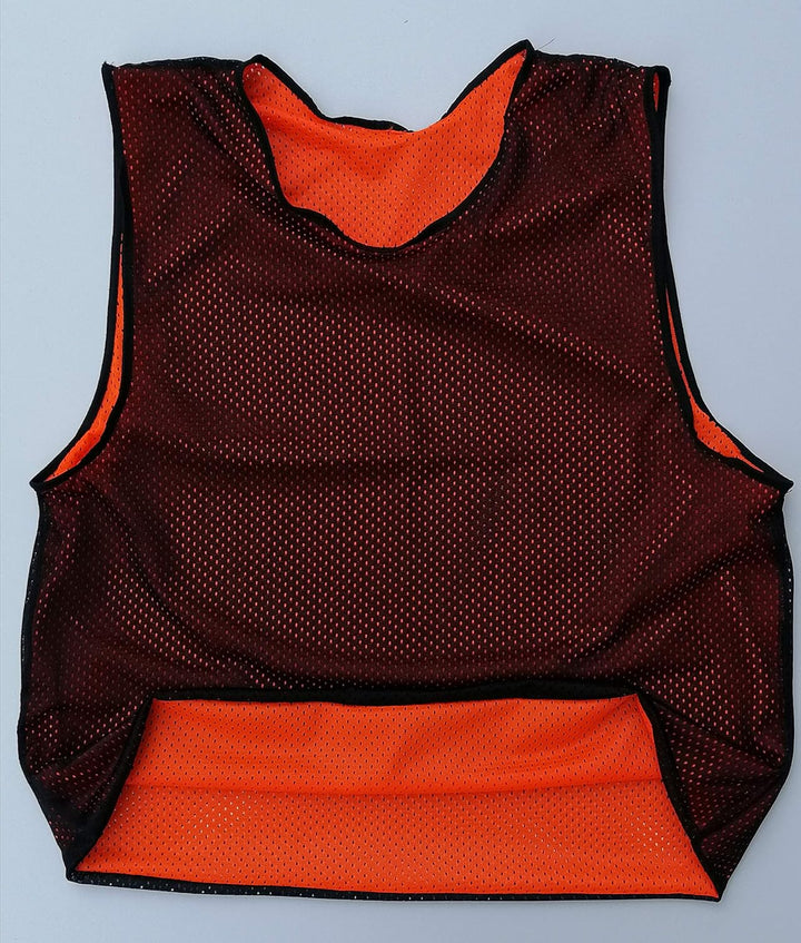 SPORTSBIBS 6X Fussball Leibchen für Kinder und Erwachsene - Set von 6 Stück - Wendeleibchen 2-Farbig