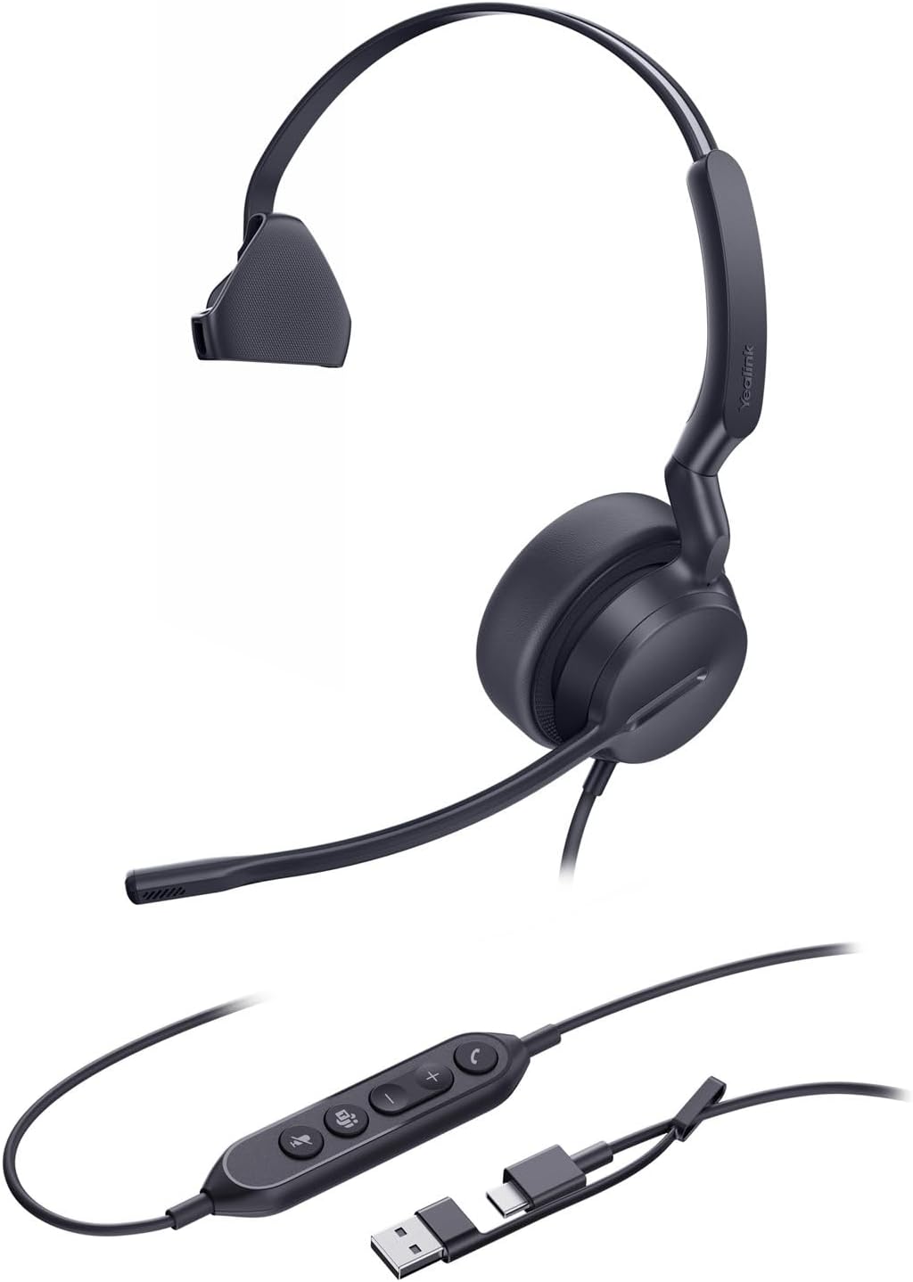 Yealink Headset UH42 Mono Teams USB-C/A, UH42 Mono Teams