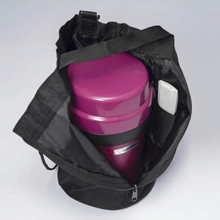 Zojirushi Mr. Bento Brotdose, Edelstahl, 1,2 l, Schwarz Carbon Schwarz, Carbon Schwarz