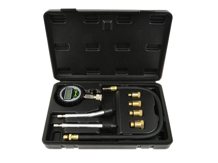Auto Motor Kompressionsprüfer - Motor Kompression Tester, Zylinder Kompressionsprüfer mit LCD Manome