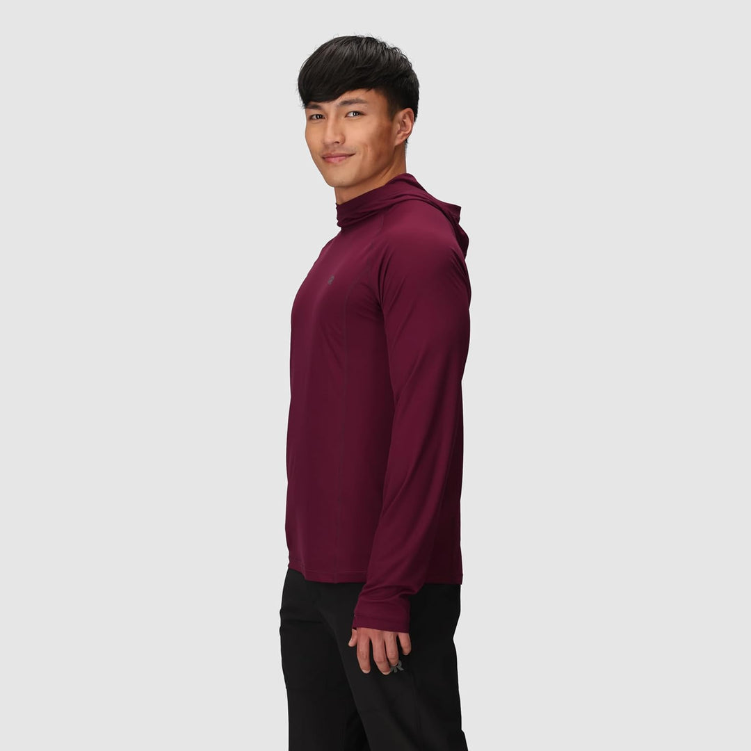 Outdoor Research Men's Echo Hoodie – Quick Drying Active Hooded Sweatshirt XL Winterberry, XL Winter