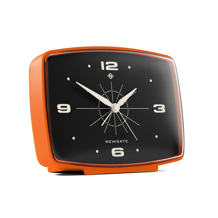 NEWGATE® Brooklyn Retro-Wecker/Tischuhr – Rechteckiger Wecker – Schlafzimmerzubehör – Schreibtischzu