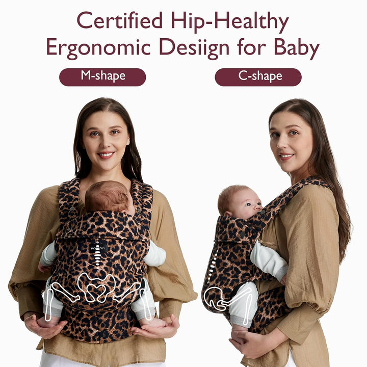 Momcozy Babytrage – Baby Carrier für Kleinkind (3-20 kg) · Ohne Einsätze · Ergonomische M-Trage · X-