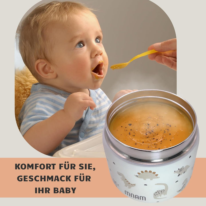 Thermobehälter für Essen Kinder 400 ml - Baby To Go - Thermobox für Essen Kinder - Breiwärmer Unterw