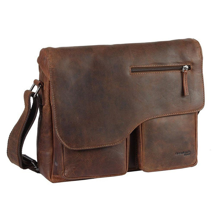 Greenland Nature Montana Umhängetasche II Leder 35 cm