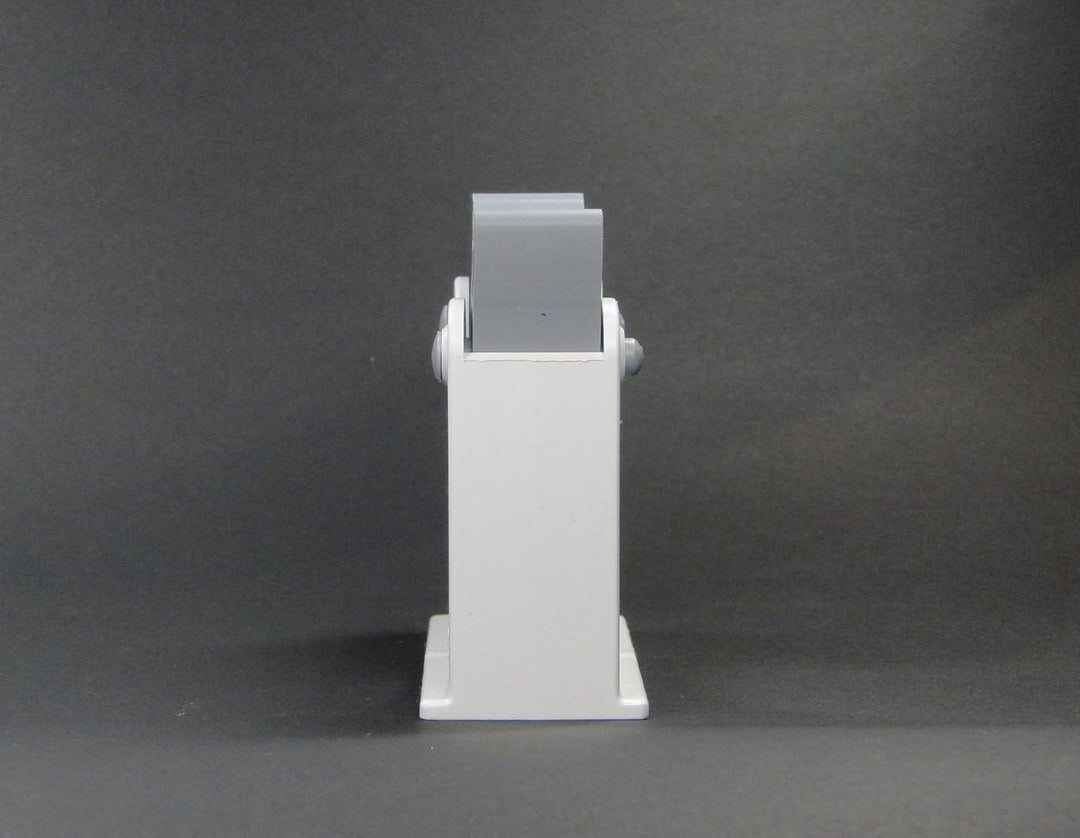 Toolflex Wandhalterung mit 90 cm Schiene für 5 Halterungen Weiss z.Bsp. Gartengeräte, Besen, Wischmo
