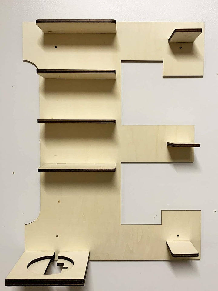 DIY Regal Buchstabe A-Z für die Musikbox passend für Toniebox Kinder Baby Zimmer zum selbst bemalen