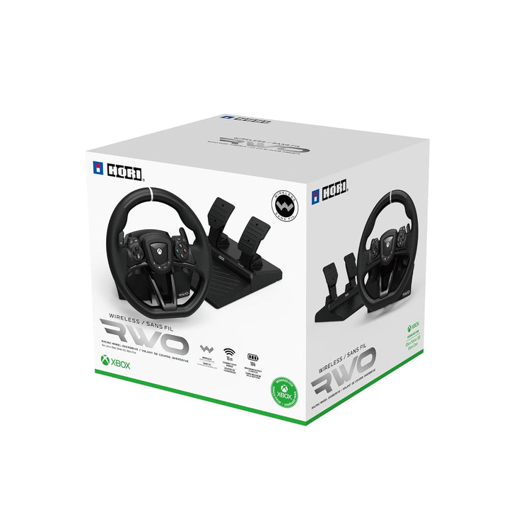 HORI Wireless Racing Wheel Overdrive für Xbox X|S Series – Vollgrösses Kabelloses Lenkrad für Xbox X