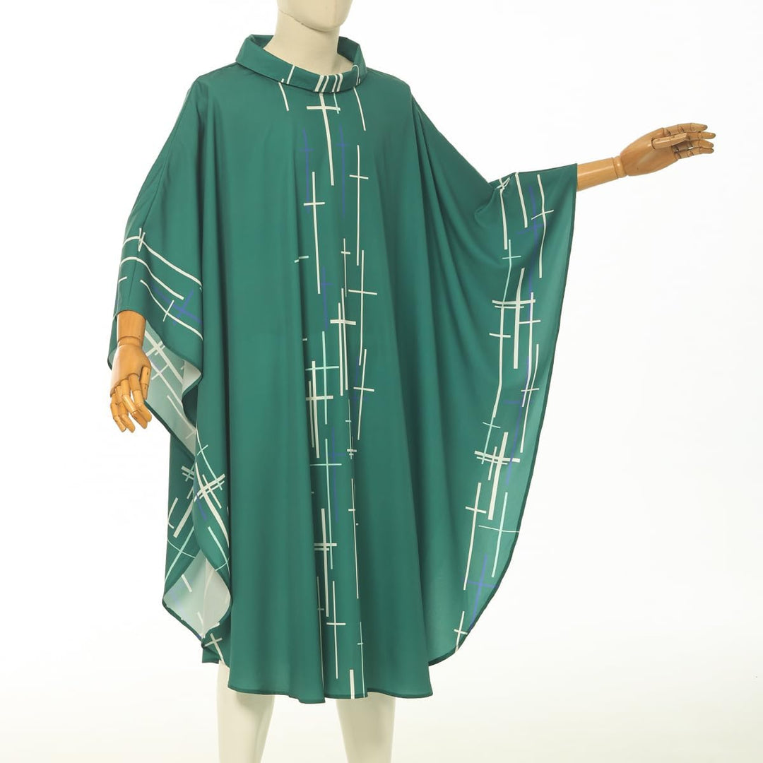 COSDREAMER Herren Damen Priester Pastor Celebrant Chasuble katholische Kirche Vater Masse Vestments