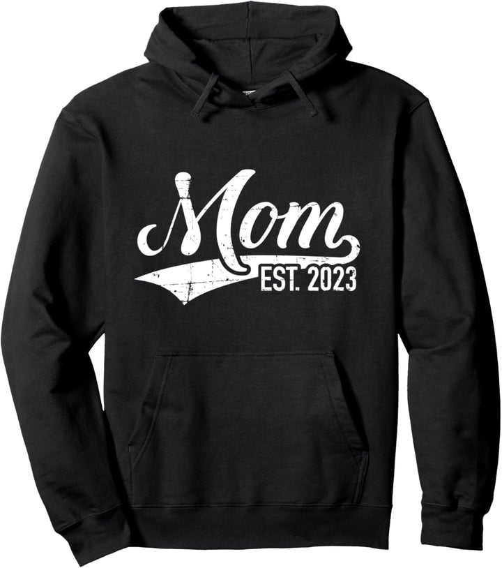 Mama est. 2023 Schwangerschaft Ankündigung Pullover Hoodie