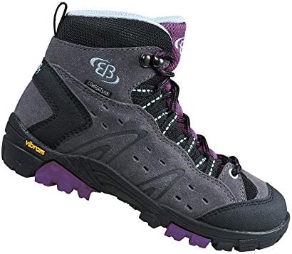Brütting Unisex Kinder Mount Bona High Kids Trekking- & Wanderstiefel 35 EU Grau Lila Blau, 35 EU Gr