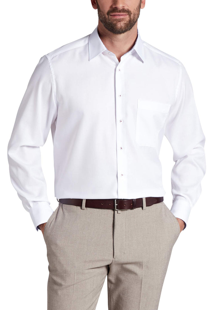 eterna Langarm Hemd Comfort Fit strukturiert