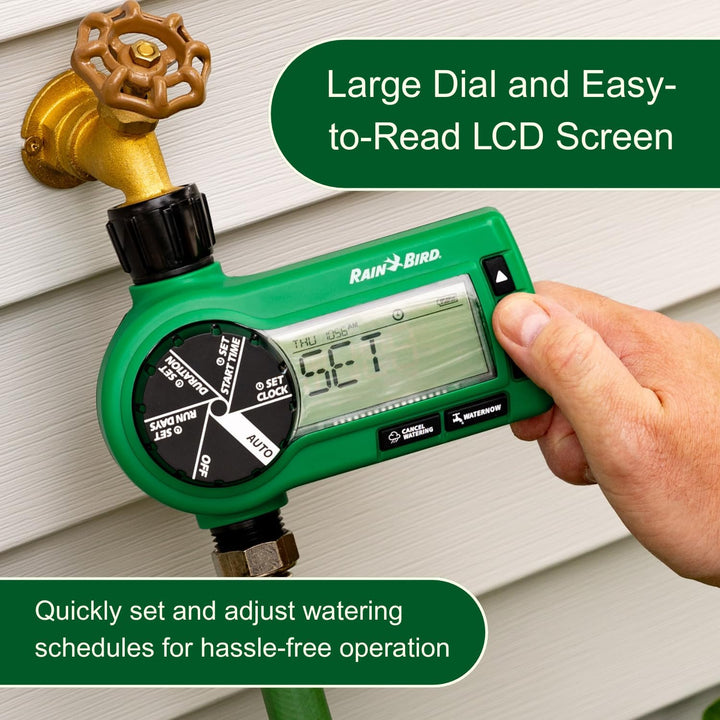 Rain Bird Professional Grade 1zehtmr Electronic Digital Schlauch End Timer/Controller, One Zone/Stat