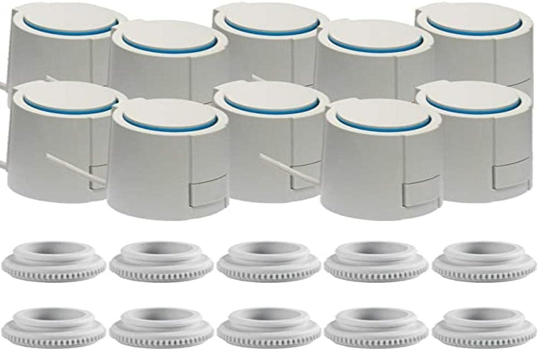 Möhlenhoff 20405-00 Stellantrieb, 230 V, Lichtgrau, 44x52,2x48,4 mm, 10 Stück & Möhlenhoff Stellantr