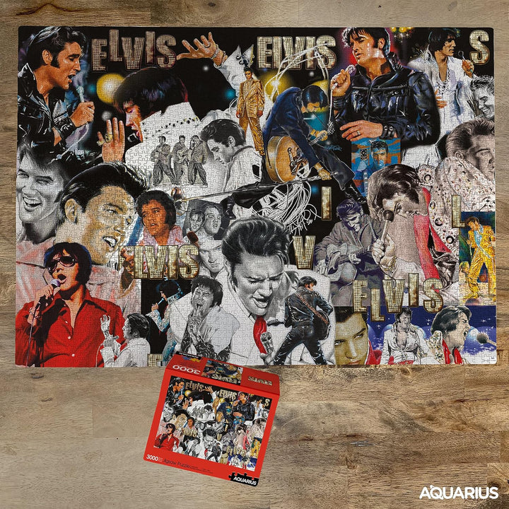 AQUARIUS Elvis Puzzle (3000 Piece Jigsaw Puzzle) - Officially Licensed Elvis Presley Merchandise & C