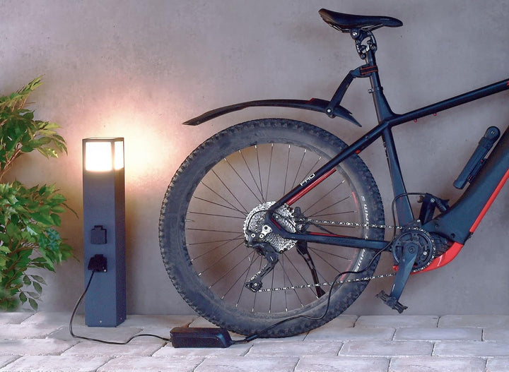 Deko-Light | Pollerleuchte Stehlampe Wegebeleuchtung Steckdosenturm Energieverteiler E27 aussen outd