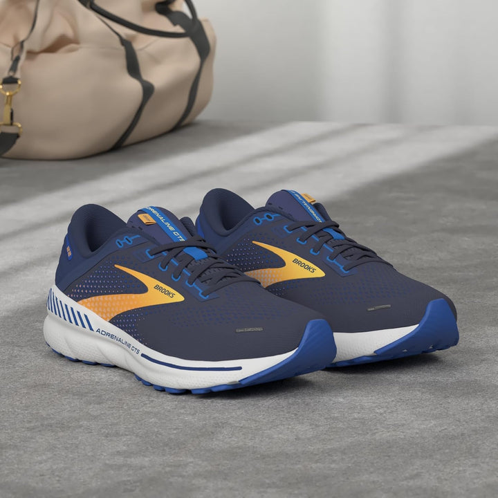 Brooks Herren Running Shoes 40.5 EU Peacoat Orange White, 40.5 EU Peacoat Orange White