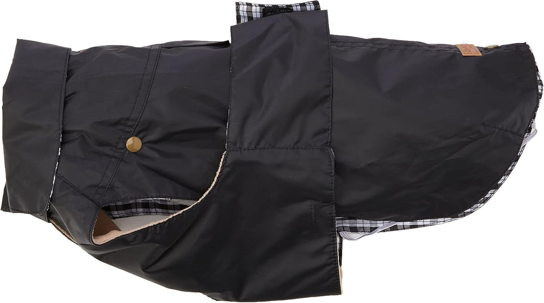 Croci Montreal - Hundemantel, Wintermantel, wasserdichte Jacke, Grösse 40 cm, schwarz Schwarz 40 cm,