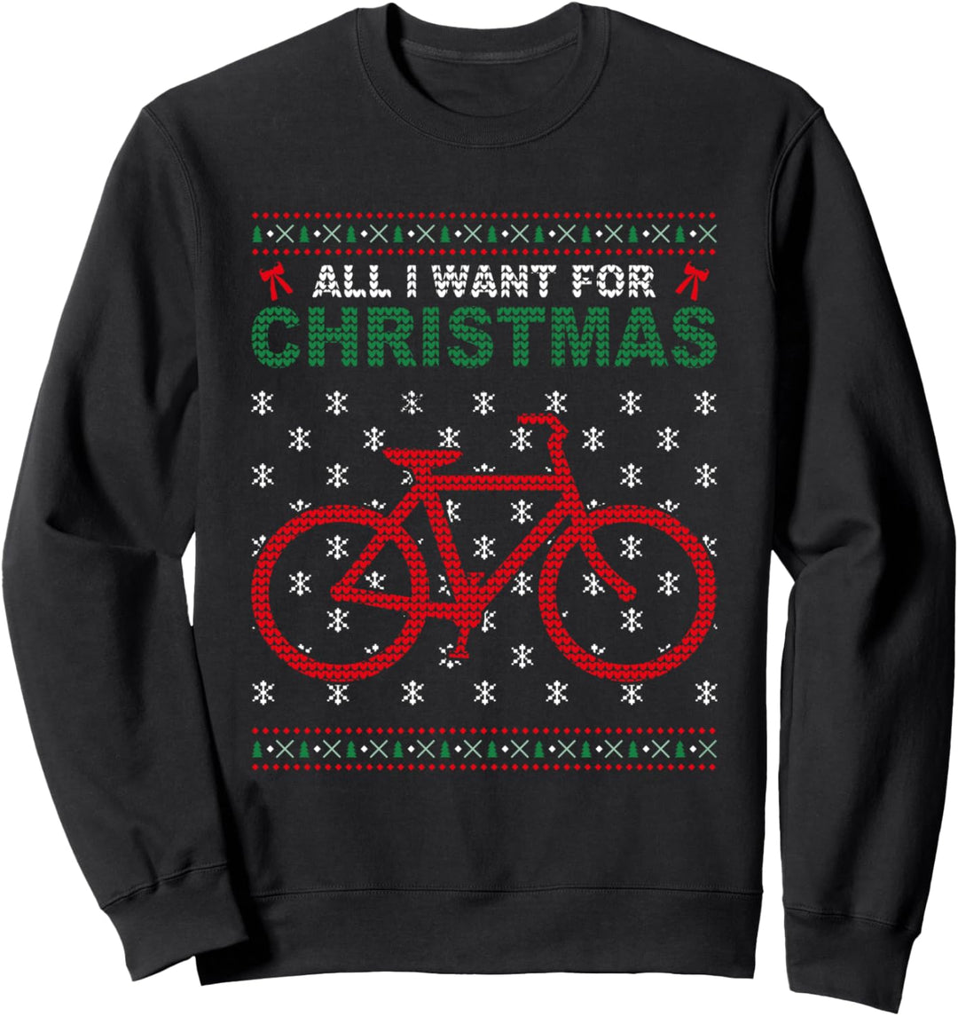 Rad Fahrrad T-Shirt I Weihnachten Ugly Christmas Sweatshirt