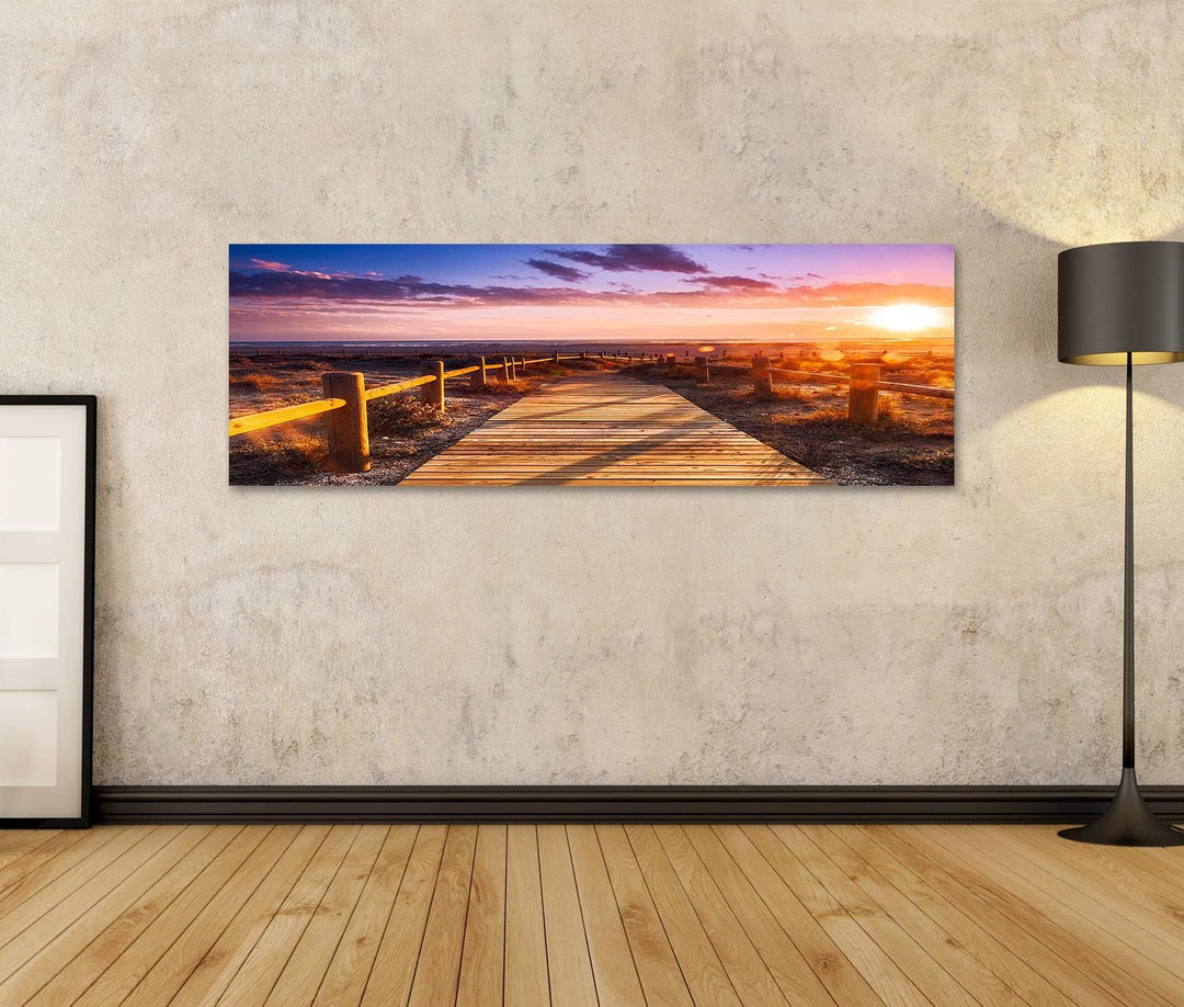 islandburner Bild auf Leinwand Sonnenuntergang Strand In Der Nähe Von Almeria Cabo De Gata Nijar Nat