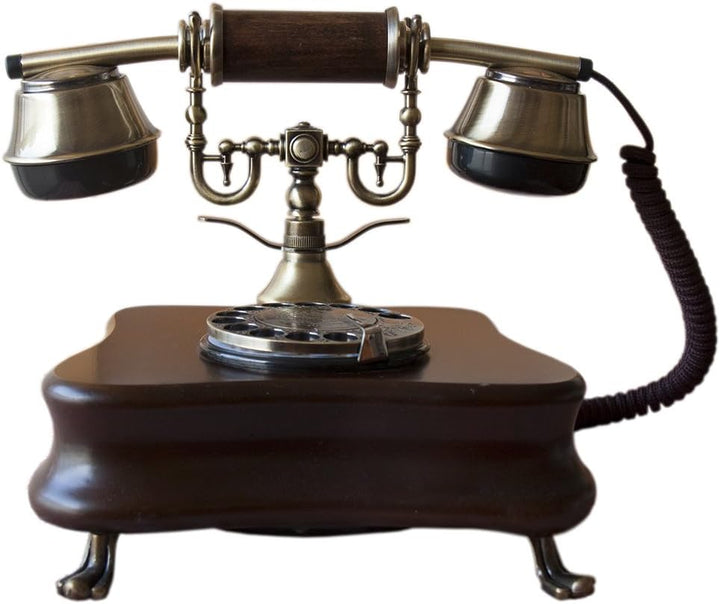 Opis 1921 Cable - Modell B - Retro Telefon/Altes Telefon mit Wählscheibe/Festnetztelefon Retro/Antik