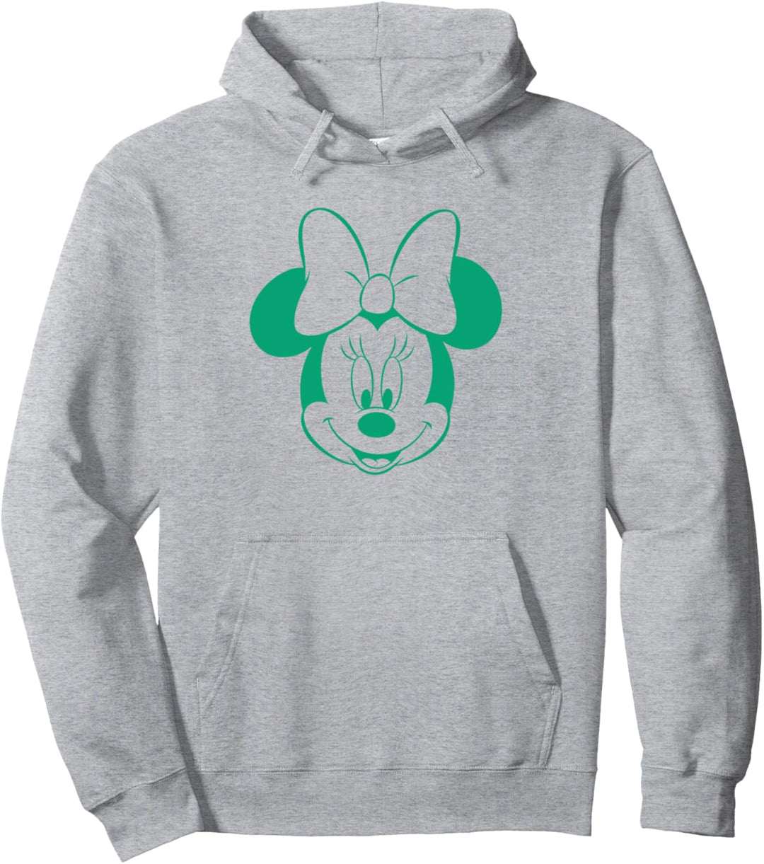 Disney Minnie Mouse Green Pullover Hoodie