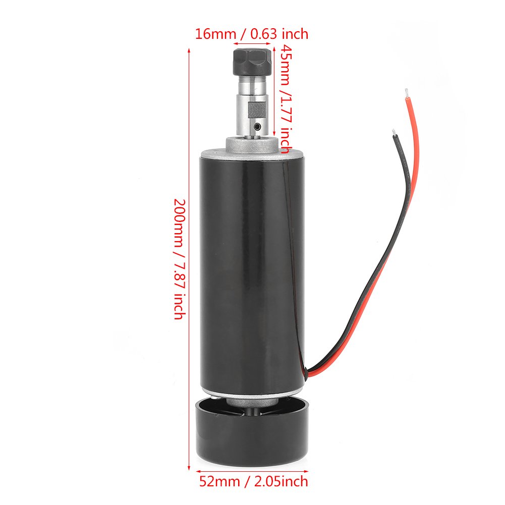 Spindelmotor, ER11 500W High Speed Brushless PCB Spindelmotor DIY Engraver Zubehör für Massivholz PC