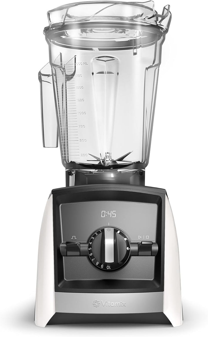 Vitamix A2500 Ascent Series Smart Blender, Profi-Qualität, 1,8 l, flacher Behälter, Weiss Weiss Mixe