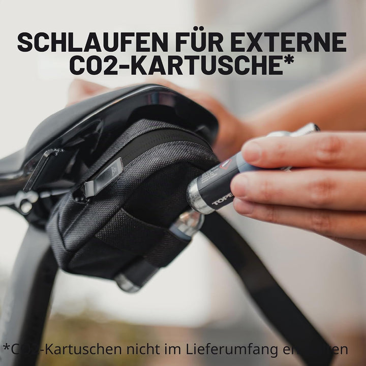 TOPEAK, Elementa, Satteltasche, Slim, schwarz, M M Schwarz, M Schwarz