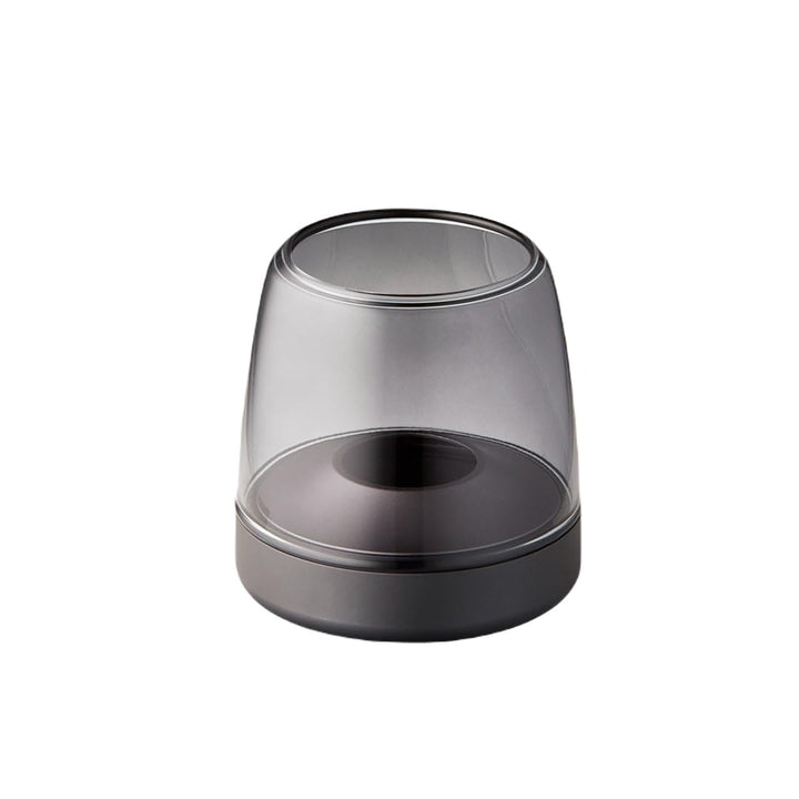Kooduu Glow 10 Grau - Luxusglaslaterne - Kerzenhalter - aus Glas und Aluminium - Dänisches Design -