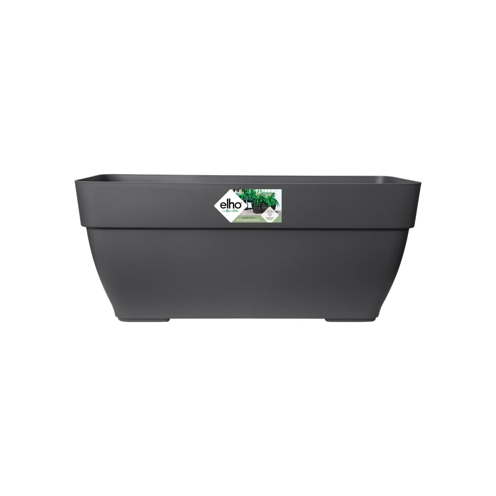 Elho Vibia Campana Trough 80 - Übertopf für Aussen Anthrazit 80 cm 80 cm Anthrazit, 80 cm Anthrazit