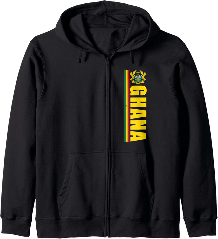 Ghanaian Coat Of Arms Gift Vertical Flag Of Ghana Souvenir Kapuzenjacke