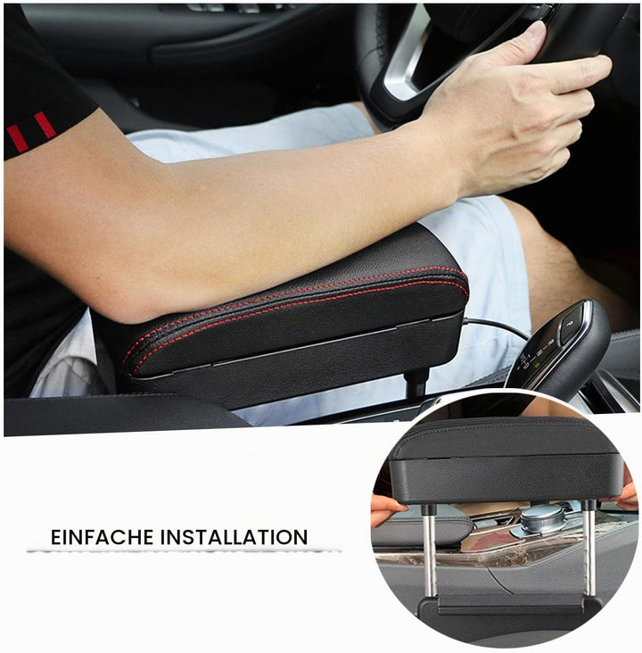 SHAOHAO Universal Armrest Extender, Armlehnenpolster Ellenbogenstütze Organizer, Adjustable Height C