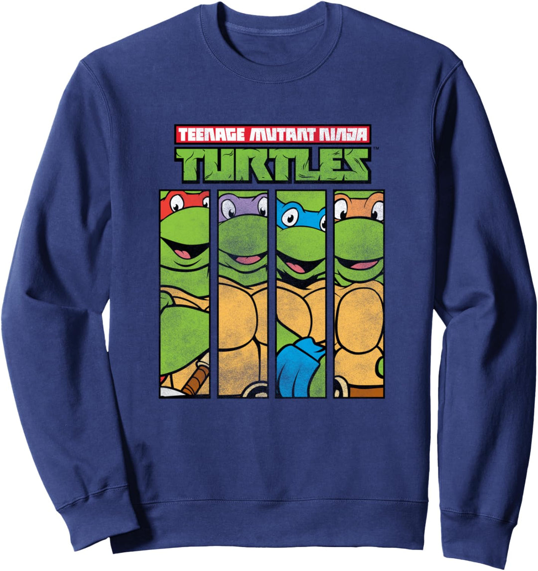 Teenage Mutant Ninja Turtles Gesicht Grid Sweatshirt